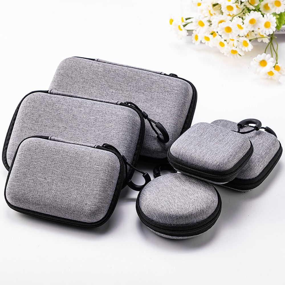 Earphones - 1Pcs Earphone/Phone/Charging Cable EVA Storage Bag