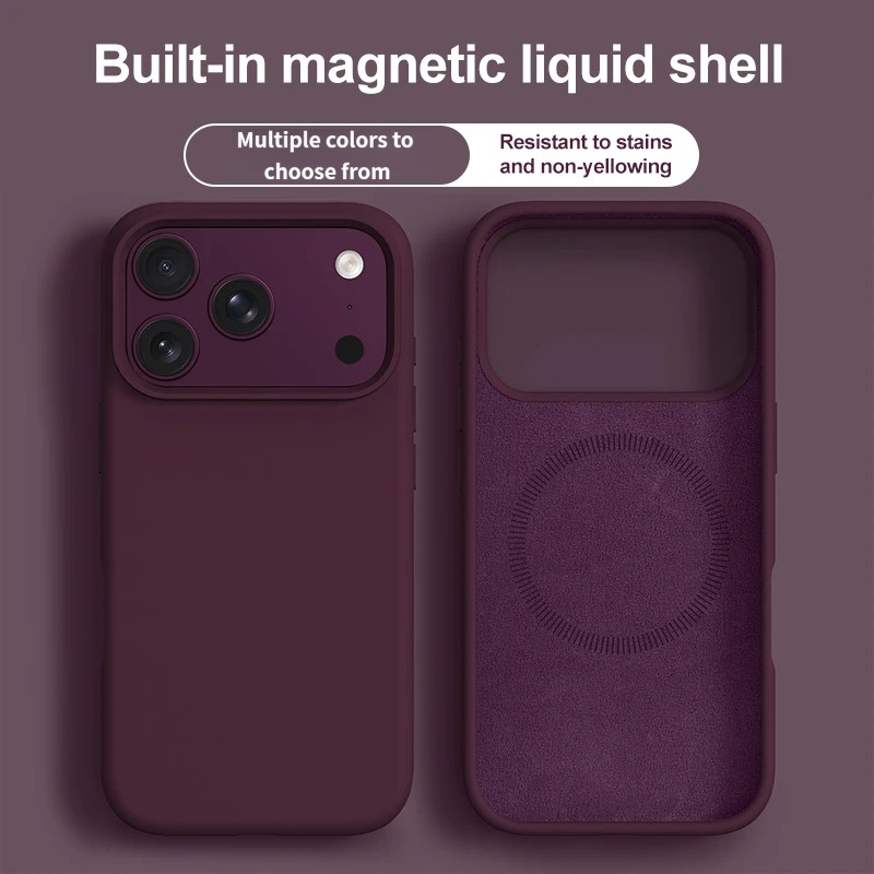 Liquid Silicone Magnetic Phone Case - ﻿Original Liquid Silicone Magnetic Phone Case
