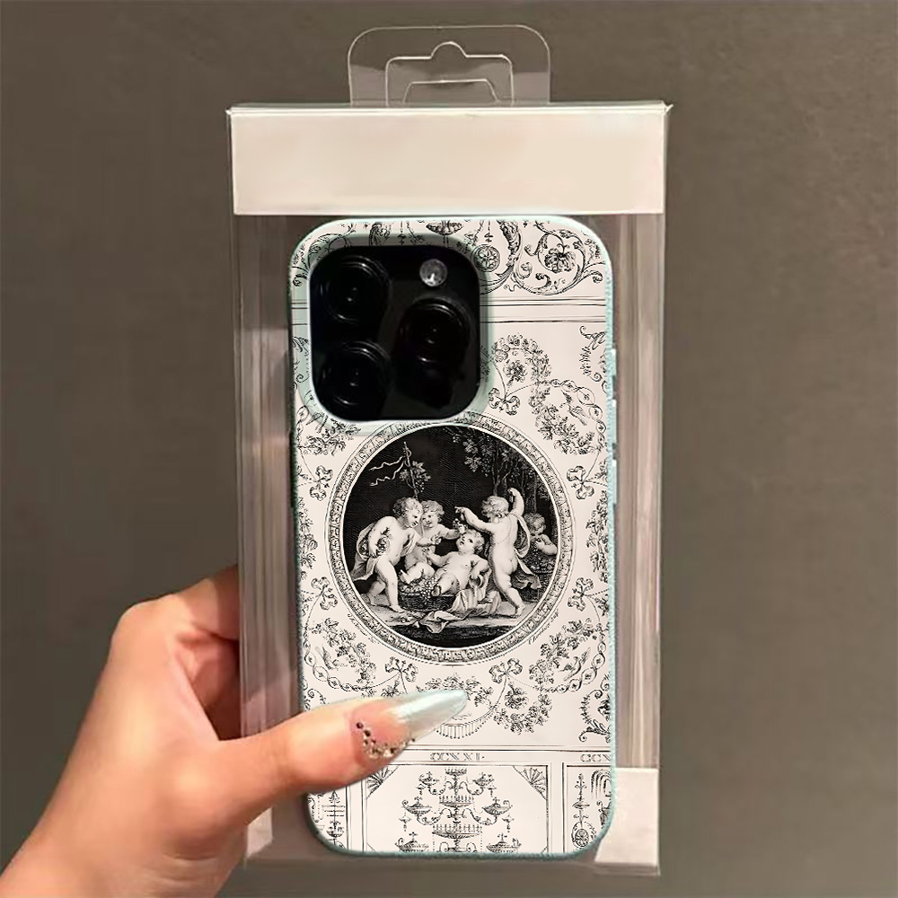 Vintage Baroque Angel Pattern  - Vintage Floral Pattern Soft Case review and price